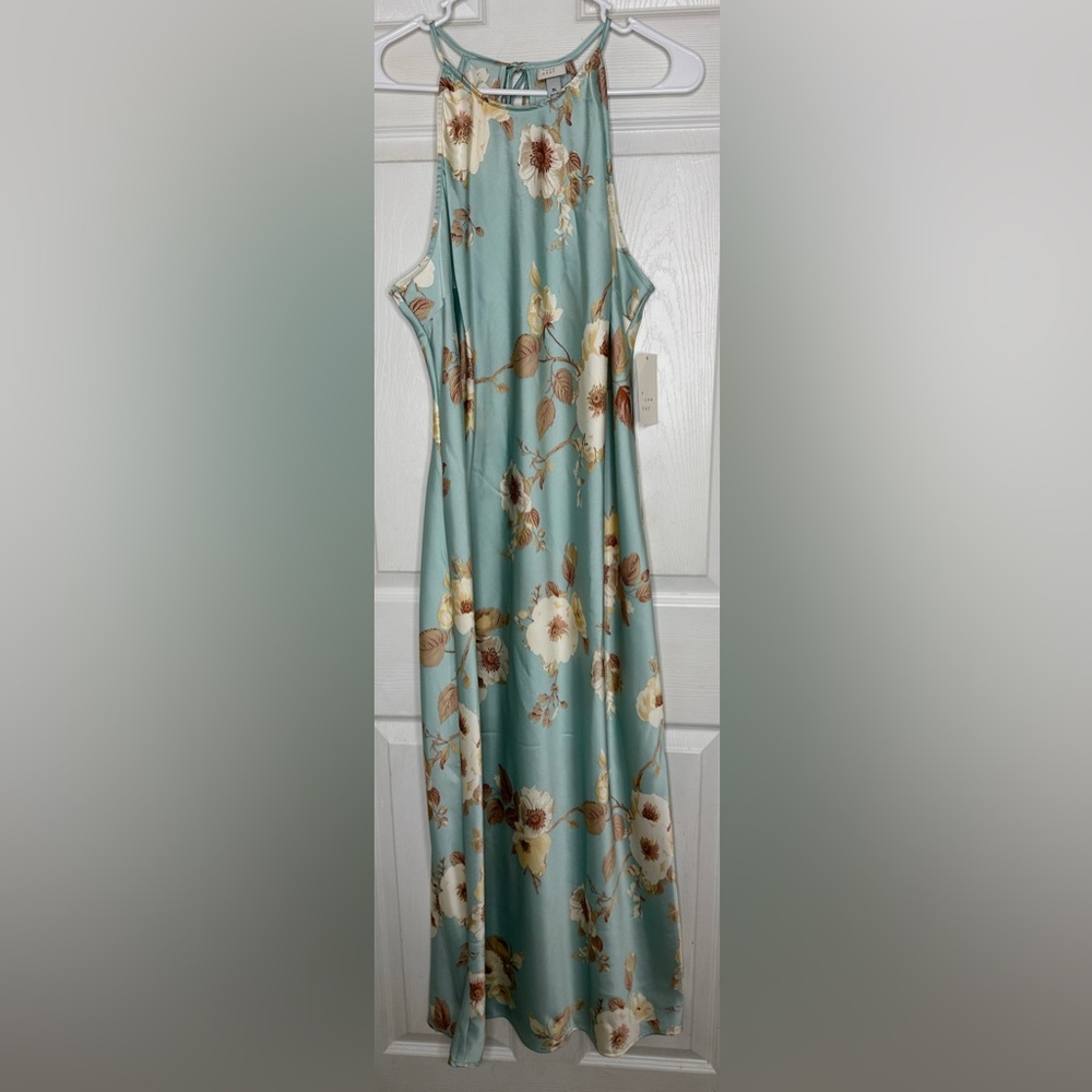 a new day Mint GreenFloral Slip Dress